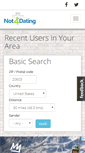 Mobile Screenshot of not4dating.com
